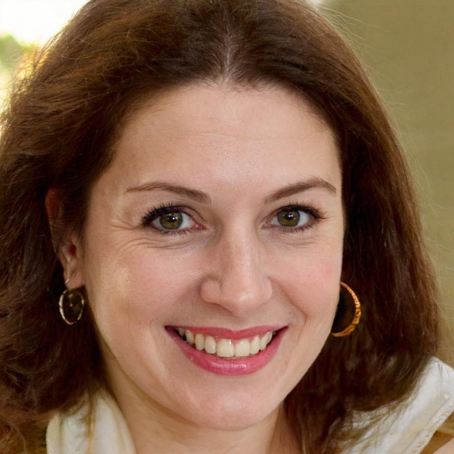 Retrato profesional de Elena Vázquez, especialista en formación financiera